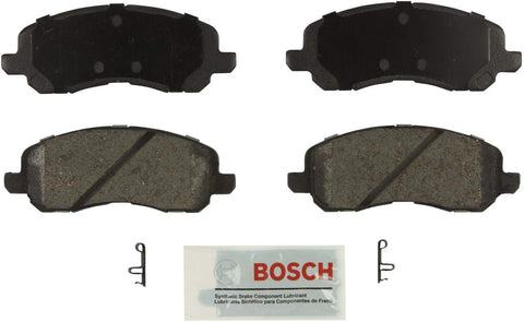 Bosch BE866 Blue Disc Brake Pad Set for Select 2001-15 Chrysler, Dodge, Jeep, and Mitsubishi Cars and SUVs - FRONT