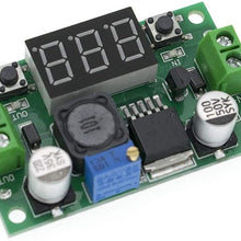 ZEFS--ESD Electronic Module 3A DC-DC Voltage Adjustable Step-Down Power Module + Red LED Voltmeter LM2596S-ADJ 4-40V to 3.3V/5V/9V/12V/24V