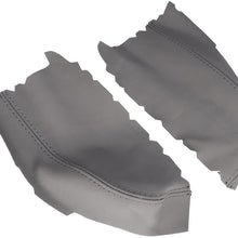 QKPARTS Door Panel Armrest Real Leather for Honda Pilot 09-13 Gray