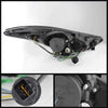 Spyder Auto 5073662 LED Halo Projector Headlights Black/Clear
