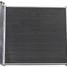 OzCoolingParts 4 Row Core Aluminum Radiator + 16" Fan w/Louver Shroud + Thermostat/Relay Kit for 1987-2006 88 89 90 91 92 93 94 95 96 97 98 99 00 01 02 03 04 05 Jeep Wrangler TJ YJ V8 Auto Engine
