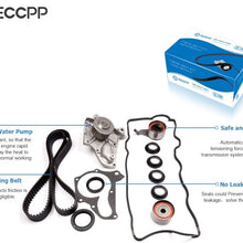 ECCPP Timing Belt Water Pump Kit W/Valve Cover Gasket Fits 1987-2001 Toyota Camry Celica Solara RAV4 MR2 2.0L 2.2L 3SFE 5SFE