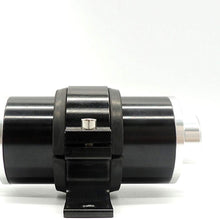 HiSport 58mm Universal High Flow 60 Micron Aluminum Inline Filter Fuel-Petrol Filter+Bracket for AN6/8/10 Fittings Adapters