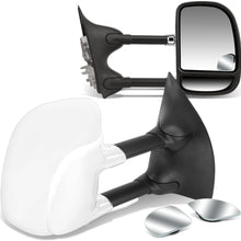 DNA Motoring TWM-004-T222-CH+DM-074 Pair of Towing Side Mirrors + Blind Spot Mirrors