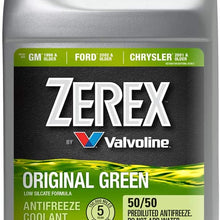 Zerex Original Green Antifreeze/Coolant, Ready to Use - 1gal (Case of 6) (ZXRU1-6PK)