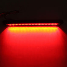PSEQT 10" 15 LED Trailer LED Tail Light Bar / Stop Turn Tail Lights Assembly Third Brake Light Topper Strip Truck Rear Side Marker Lights Waterproof(Red)