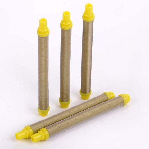 5 Pieces Wagner Airless Paint Sprayer Gun Filter 100 Mesh 0089324, 581-062 Push on Type