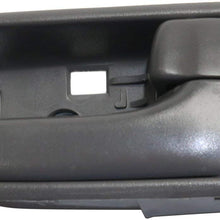 Interior Door Handles Compatible with Toyota Camry 02-06 Set of 2 Front or Rear Left and Right Side Plastic Gray W/door lock button