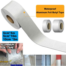 JYEMDV 1 Roll Waterproof Self Adhesive Tape Aluminum Foil Duct Tape Pipe Repair Crack Thicken Butyl Stop Leak Sticker Renovation Tool (Color : 50mm x 3m)
