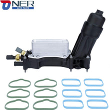 Engine Oil Cooler and Oil Filter Housing Adapter Assembly,Compatible With 2011-2013 Chrysler 200/300,Dodge Journey Charger Caravan And More,Replaces 5184294AE