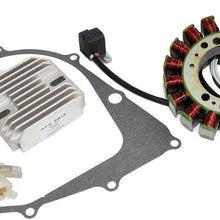 Caltric Stator & Regulator Rectifier Compatible With Yamaha Warrior 350 Yfm350 1996-2001 With Gasket