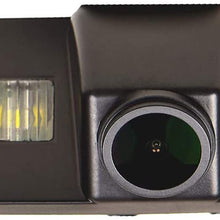 HD 1280x720p 170° Rear Reversing Backup Camera Rearview License Plate Camera Night Vision Waterproof for Ford Kuga Everest Mondeo BA7 Fiesta ST Focus Mk2 MK3 Transit S-Max C-Max (Model A= 52 x 25 mm)