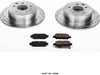 Power Stop K098 Rear Brake Kit with Drilled/Slotted Brake Rotors and Z23 Evolution Ceramic Brake Pads