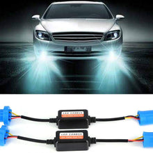 Duokon ABS Material Headlight Decoder, 2pcs Car LED Headlight Decoder 9007 Radio Audio Anti-interference Error Canceler Filter