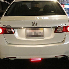 iJDMTOY (1) Universal Fit Brilliant Red 24-SMD LED Light Bar For Car As Rear Fog Light or 3rd Brake Tail Lamp