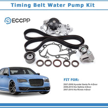 ECCPP Timing Belt Water Pump Kit Fit for 2007-2009 for Hyundai Santa Fe 2006-2010 for Kia Optima 2007-2010 for Kia Rondo