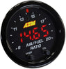 AEM 52mm Wideband UEGO Air Fuel Ratio Sensor Controller Gauge w/ White Face Kit