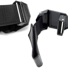 UTV Windshield Adjustable Mounting Clamp Kit - Windshield Fixed Clamps Straps for Polaris Ranger RZR, Commander Defender X3 Maverick, Yamaha YXZ Viking Rhino, Kawasaki Mule Teryx Windshield Parts 4PCS