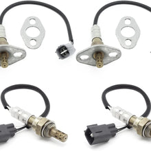 Kwiksen 4pcs Upstream and Downstream Oxygen Sensor 234-4162 234-4169 O2 Sensor 1 and Sensor 2 Replacement for Toyota Sequoia 4.7L 4WD ONLY 2001 2002 2003 2004