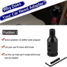 Top10 Racing Universal Car JDM Round Cue Luminous Ball Shift Knob for Manual Automatic Vehicles 5 6 Speed Gear Shifter with adapters