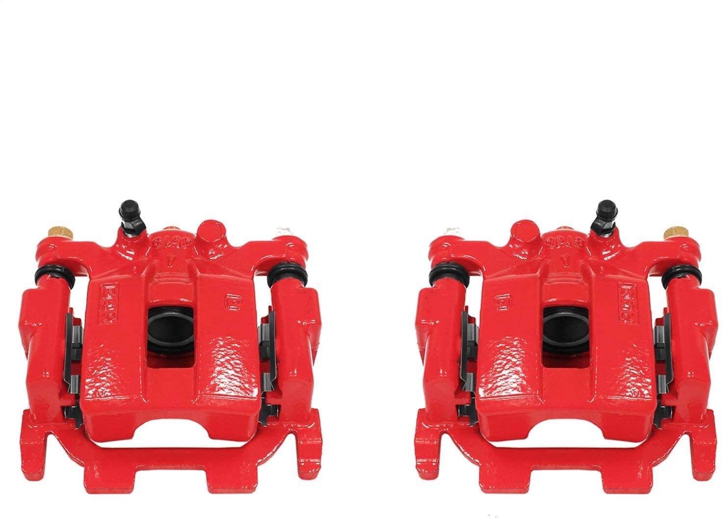 Power Stop S6240 Power-Coated Red Performance Caliper, Pair