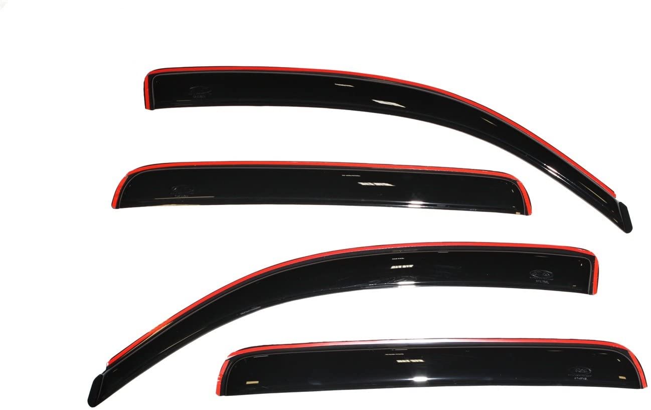 Auto Ventshade 194056 In-Channel Ventvisor Side Window Deflector, 4-Piece Set for 2005-2015 Toyota Tacoma Double Cab