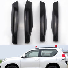 HIGH FLYING 4PCS Silver Front & Back Roof Rails Rack Leg Cover End Cap Protection Cover Shell for Toyota Land Cruiser Prado FJ150 J150 2010-2018