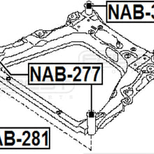 54400-1Kk2A / 544001Kk2A - Front Body Bushing For Nissan