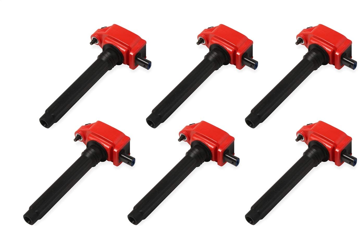 MSD 82736 Ignition Coil (, Red, Chrysler V6 ‘11-’16, 6-Pack)