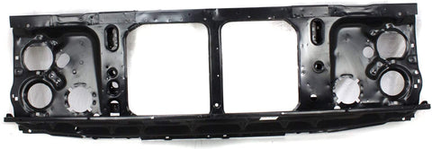 Radiator Support Compatible with CHEVROLET SUBURBAN 1981-1988 Assembly Black Steel with Single Headlamps