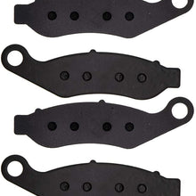 NICHE Brake Pad Set For Harley-Davidson Tri Glide Freewheeler 41300027 Front Semi-Metallic 2 Pack