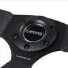 NRG Innovations RST-009R Race Style Leather Steering Wheel with Black stitch