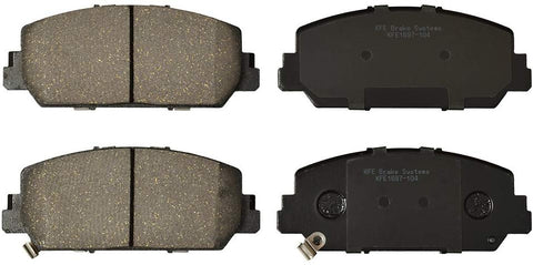 KFE Ultra Quiet Advanced KFE1697-104 Premium Ceramic Front Brake Pad Set