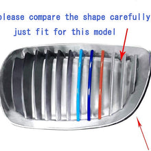 for 1 Serie E81 E82 E87 E88 2004-2011 M Colour Front Grille Grill Cover Insert Trim Clips (12 Grilles Sharp Angle)