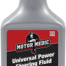 Niteo Motor Medic M2713 Universal Power Steering Fluid with Stop Leak - 12 oz, (Case of 12)