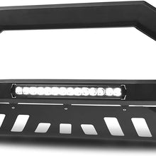 Armordillo USA 7176553 AR Series Bull Bar W/LED Fits 2006-2008 Lincoln Mark LT - Matte Black