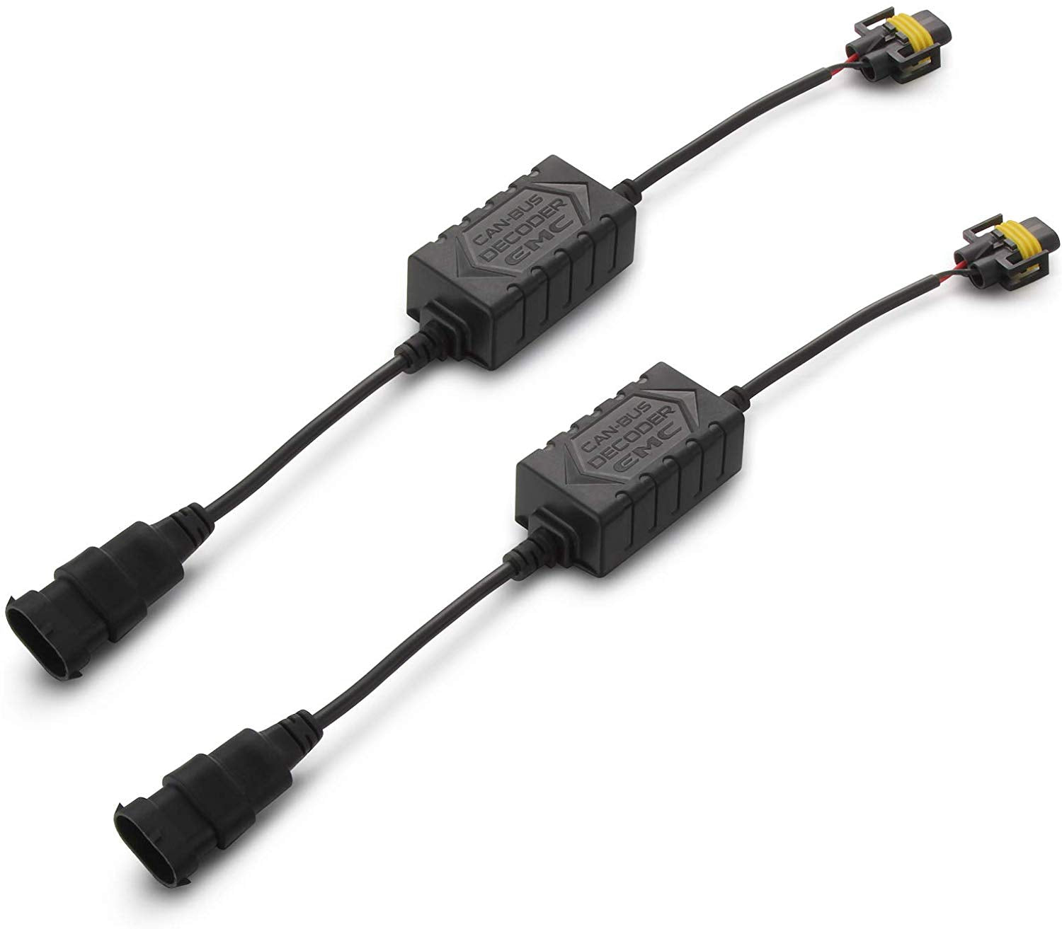 Dromedary 2 pcs H11 LED Headlight Canbus Anti Flicker Error Free Resistor Canceller Decoder