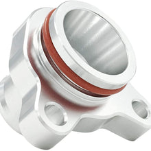 Aluminum Water Hose Fitting Replacement for BMW 1 3 5 6 7 Z4 (Engine N52 N53 N54 and N51 3.0-litre),Replace for 11537541992 11537544638