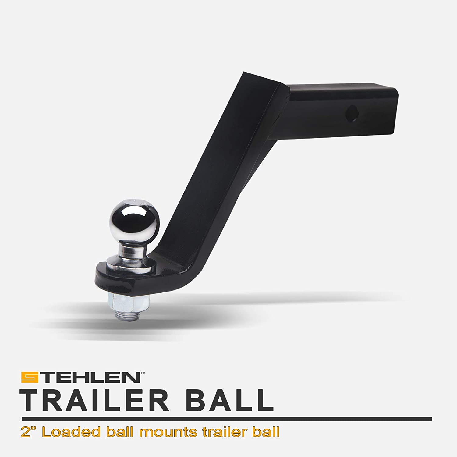 Stehlen 642167819295 Universal Trailer Hitch 7 Inch Drop Loaded Ball Mount Receiver 2