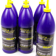 Royal Purple 06300 75w90 Max Gear Oil Case, 6 Quart, 1 Pack