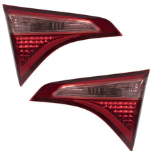Brock Replacement Pair Set Tail Lights Lid Mounted Tail Lamps Compatible with 2017-2019 Corolla 8159002A50 8158002A50