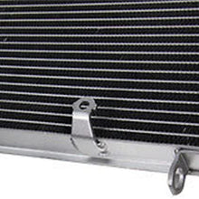 OzCoolingParts 40mm 2 Row Core Aluminium Automotive Radiator for 2003-2008 04 05 06 07 Suzuki LTZ400/ Kawasaki KFX400/ Arctic Cat DVX400