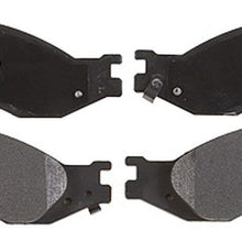 ACDelco 17D1010MX Professional Severe Duty Semi-Metallic Front Disc Brake Pad Set