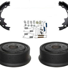 100% New Rear Brake Drum Brake Shoes & Springs 4pc Kit for Jeep Wrangler 01-06