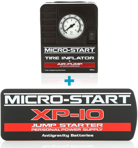 Antigravity XP-10-MSA-9 KIT Micro-Start Jump-Starter Personal Power Supply + Tire Inflator Air Pump