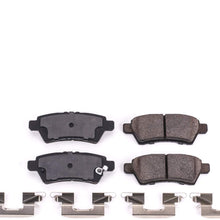 Power Stop 17-1101, Z17 Rear Ceramic Brake Pads with Hardware