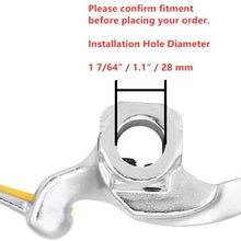 Case of 1, 1 7/64″ | 1.10 inch Tire Machine Part, Tire Changer Mount | Demount Head - Cast Steel Duck Head Tire Repair Part - Automotive Wheel Tyre Tool Accessory, Silver, Electroplated, 28mm