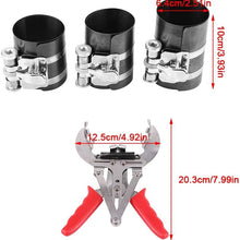 Piston Ring Compressor Kit Professional Piston Ring Service Tool Set Auto Engine Motor Cleaning Ring Expander Compressor