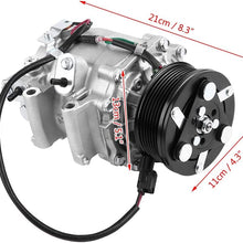 Air Conditioning Compressor, A/C Compressor for Honda Civic 1.8L 2006 2007 2008 2009 2010 38810-RNA-A01