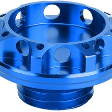 Engine Oil Filler Cap, Car Engine Oil Cap Cover Replacement Accessories fit for Honda B16 B18 B20 K20 K24 BK (Blue)